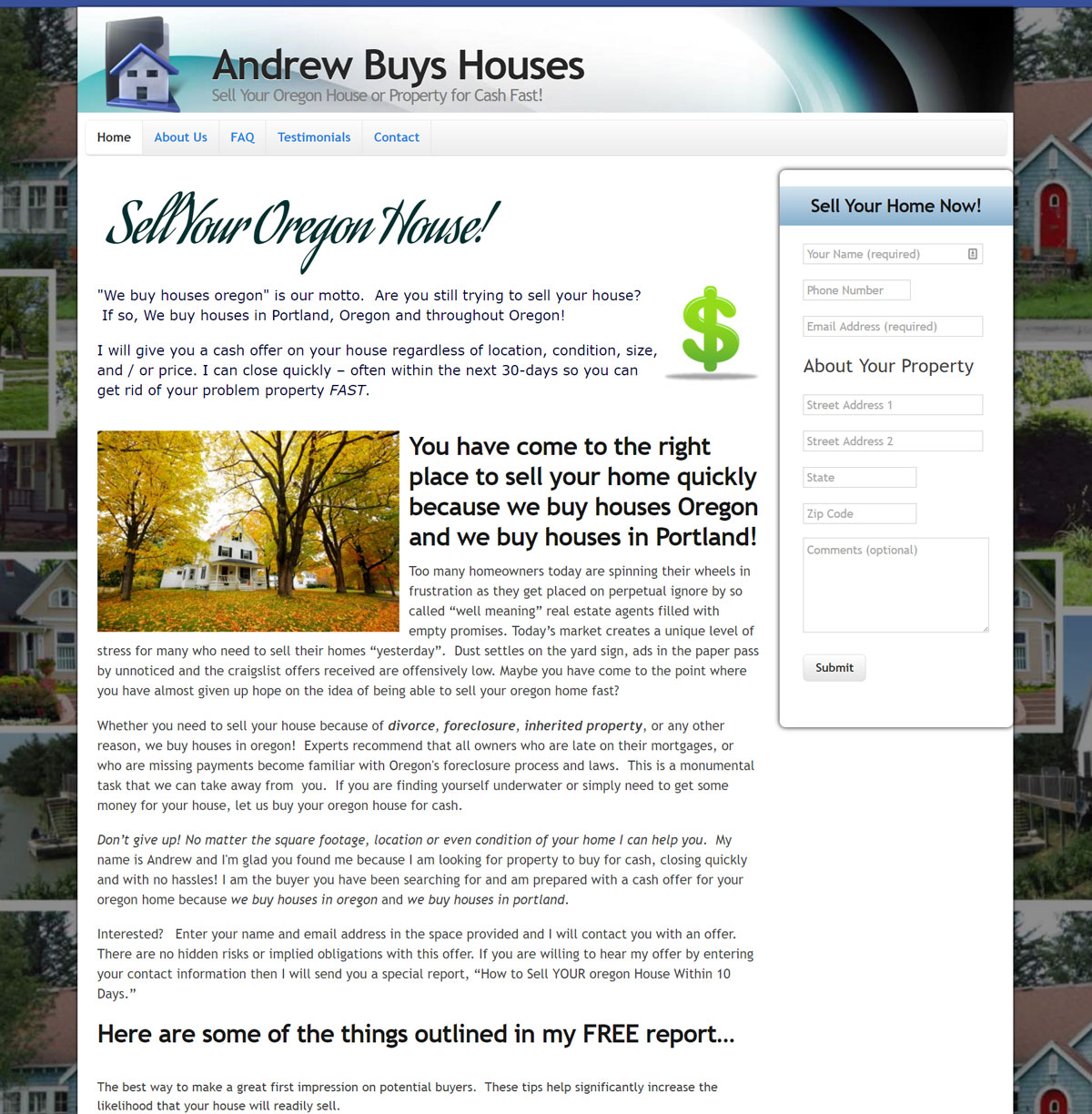 Andrew Buys Houses screenshot.