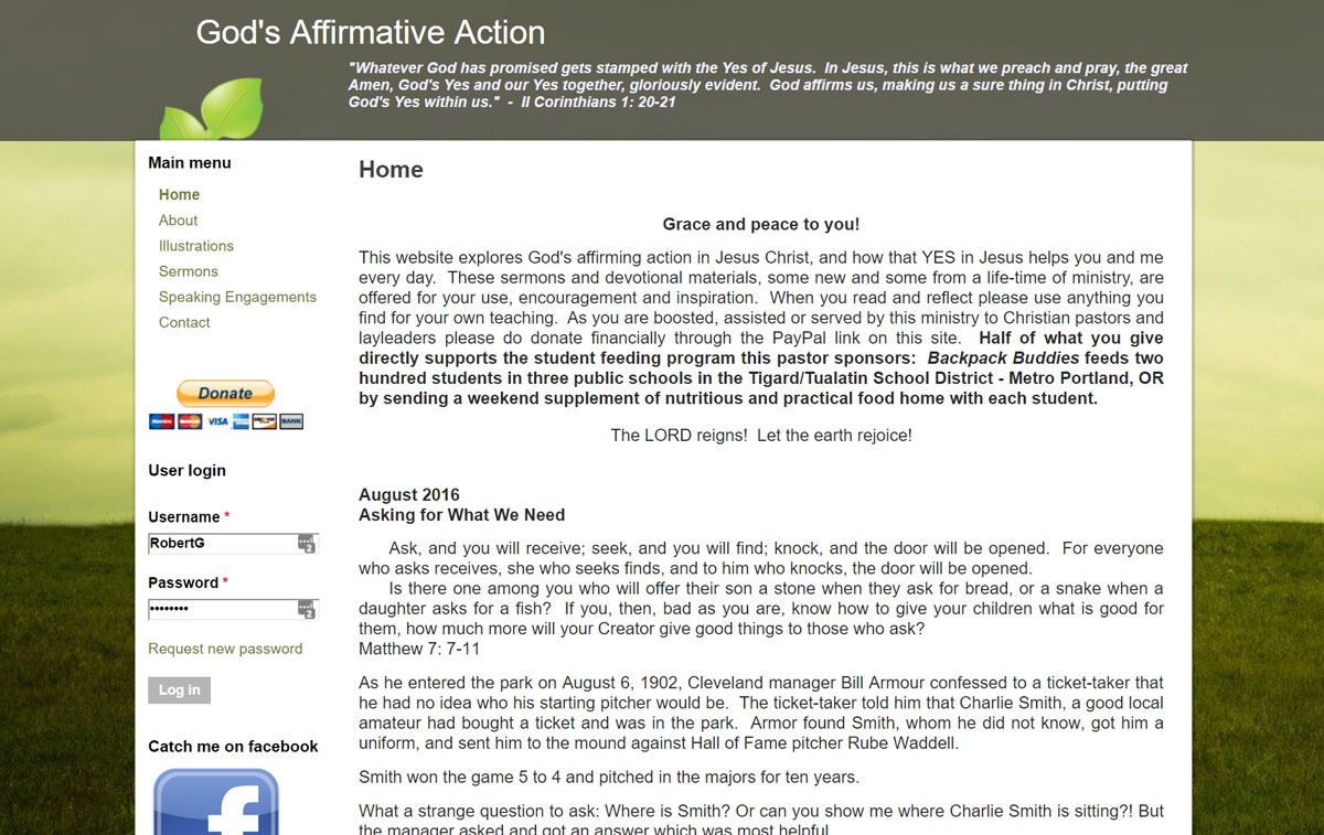 God's Affirmative Action screenshot